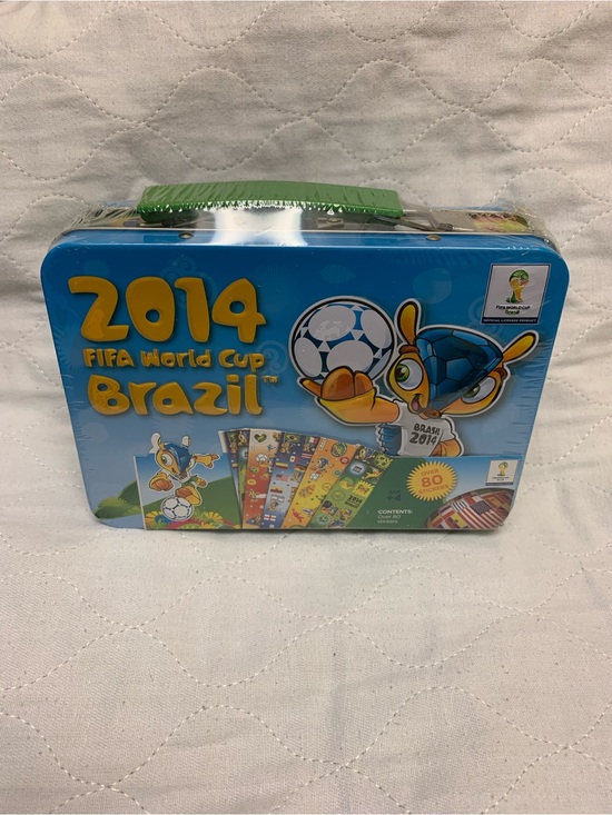 FIFA CUP Other - Kids Soccer Themed Tin Lunchbox - Brazil - FIFA CUP -